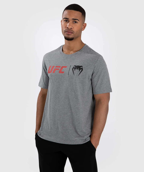 Camiseta Venum UFC Classic Gris Roja