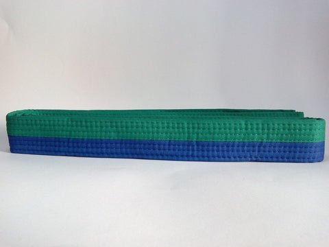 Cinturón artes marciales NKL verde azul