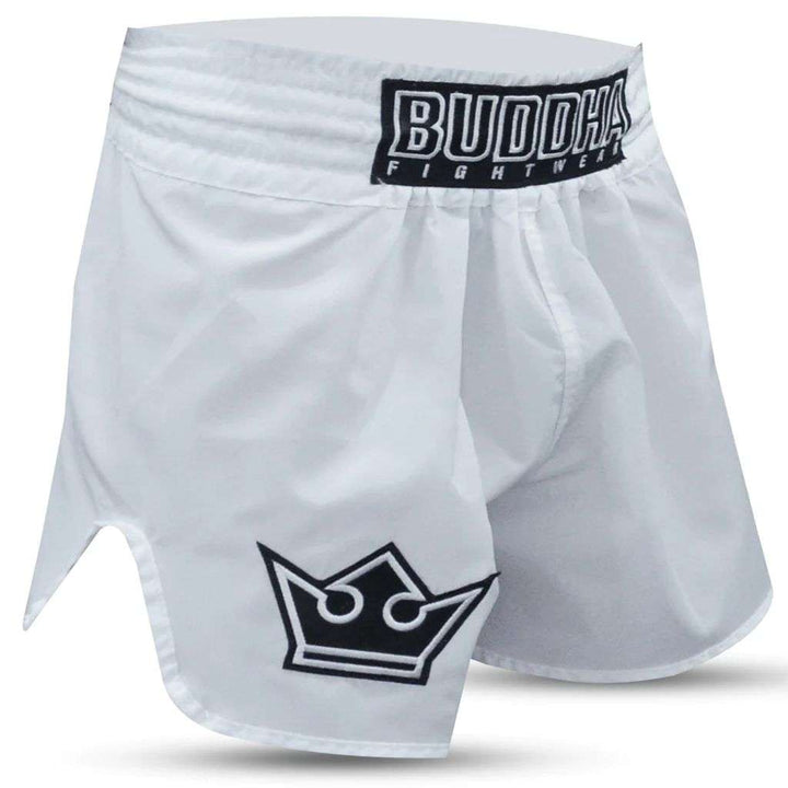 Pantalón muay thai Buddha premium blanco 1