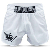 Pantalón Muay Thai Buddha Premium Blanco