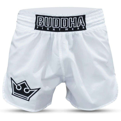 Pantalón Muay Thai Buddha Premium Blanco