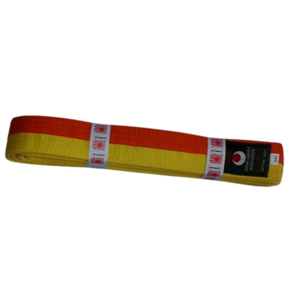 Cinturón Karate Amarillo Naranja Kamikaze