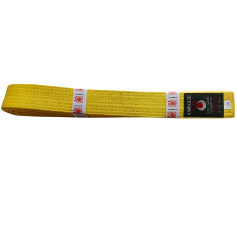 Cinturón karate amarillo Kamikaze