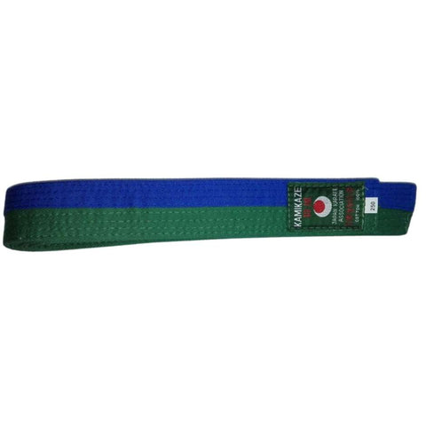 Cinturón Karate Verde Azul Kamikaze