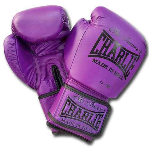 Guantes de Boxeo Charlie M Morados