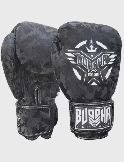 Guantes de Boxeo Buddha Army Negro