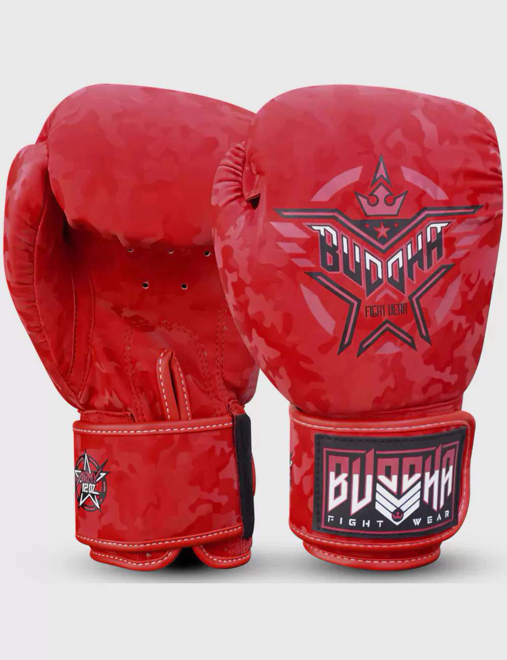 Guantes de Boxeo Buddha Army Rojo