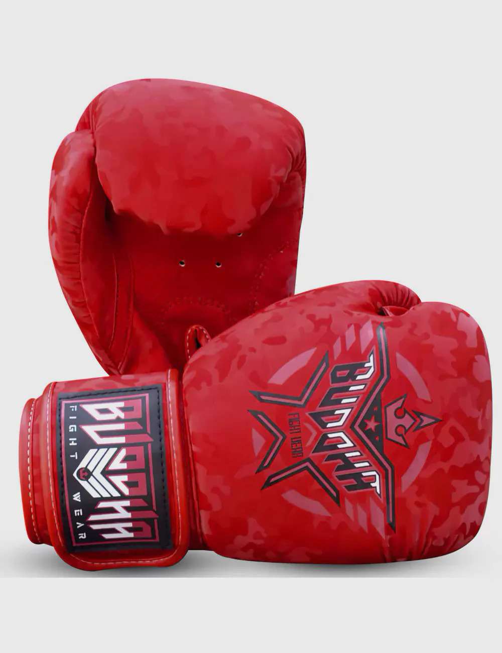 Guantes Buddha army rojo boxeo 3