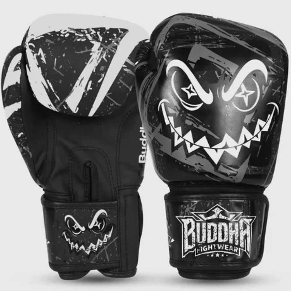 Guantes Buddha creepy negro kick boxing 2