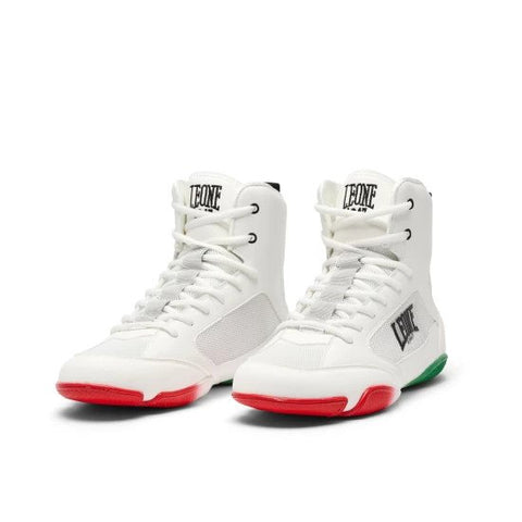 Botas de boxeo Leone CL110 blanca Italia