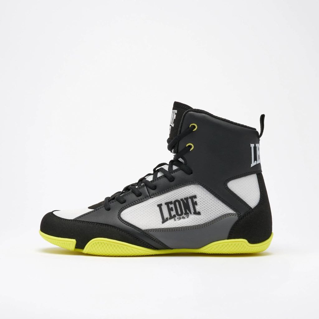 Botas de boxeo Leone CL110 negro lima