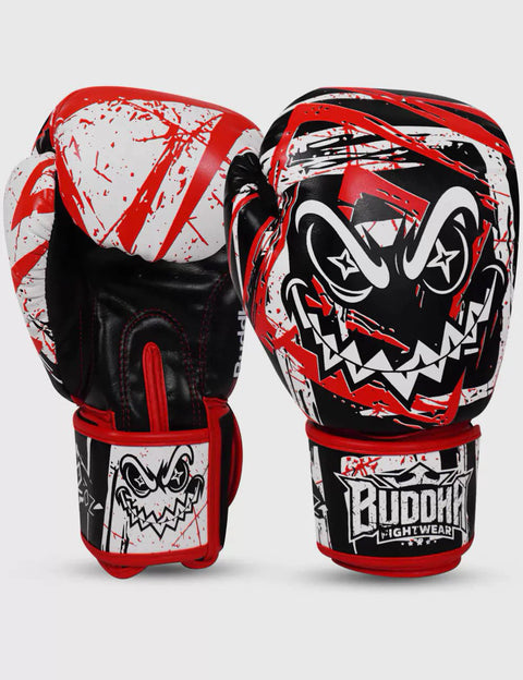 Guantes de boxeo Buddha creepy rojo