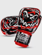 Guantes de boxeo Buddha creepy rojo