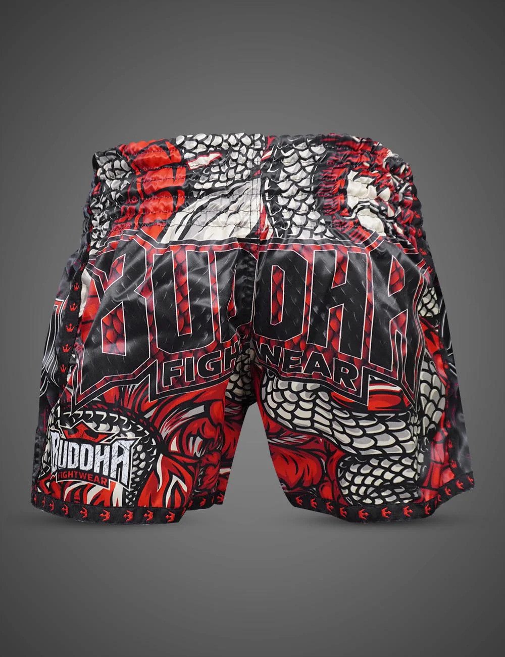 Pantalón muay thai Buddha dragón rojo 3
