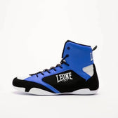 Botas de boxeo y lucha Leone CL110 azul