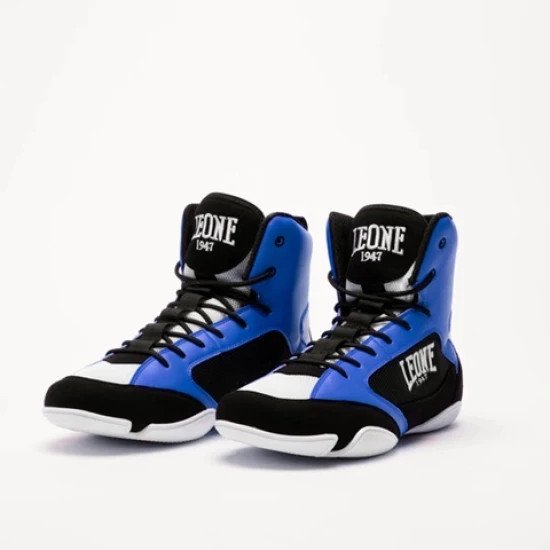 Botas de boxeo y lucha Leone CL110 azul