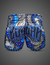 Pantalón Muay Thai Buddha Dragón Azul