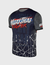 Camiseta Entrenamiento Buddha Fighter MT650 Azul Oscuro