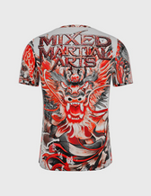 Camiseta Entrenamiento Buddha Dragón T990 Blanca