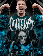 Camiseta Entrenamiento Buddha Skull T890 Negra
