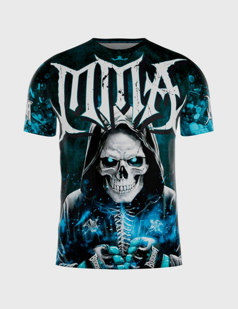Camiseta Entrenamiento Buddha Skull T890 Negra