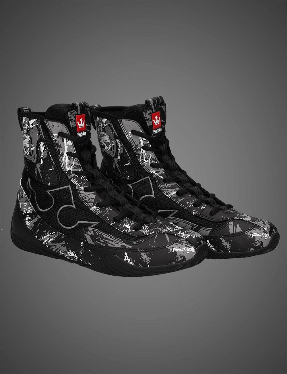 Botas de Boxeo Buddha vortex Negras