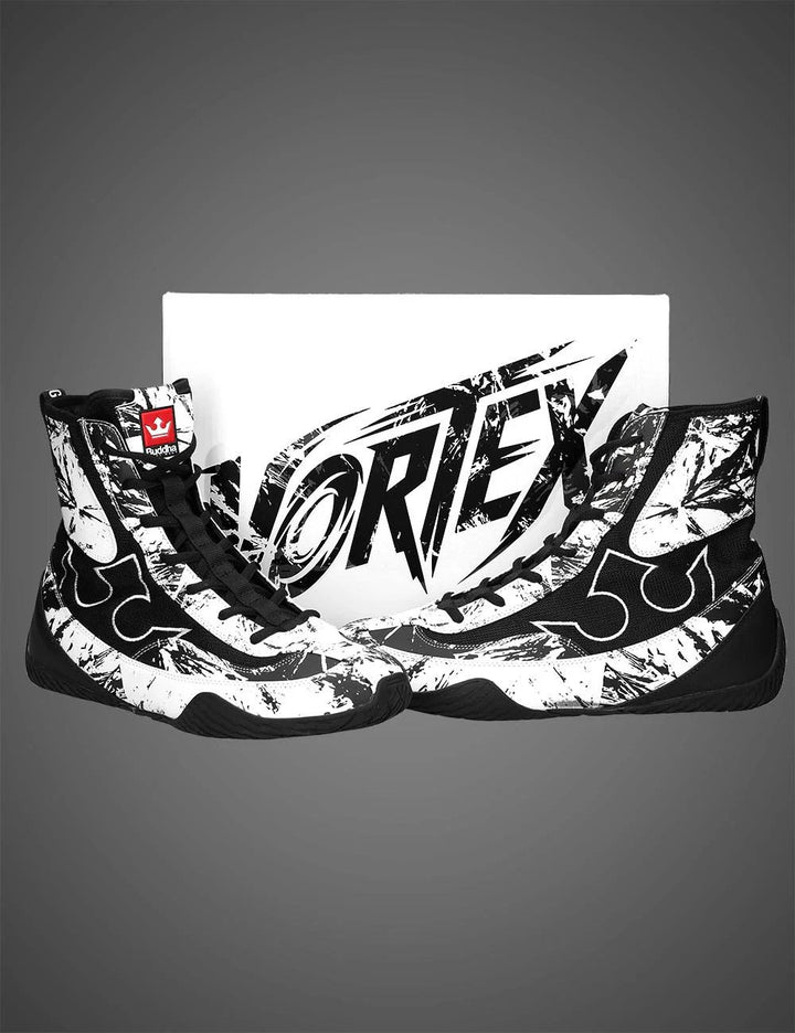 Botas de boxeo Buddha vortex blancas 4