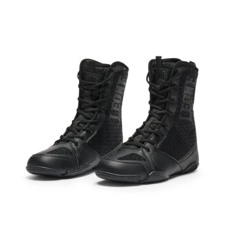 Botas de Boxeo Leone CL102 Professional Negras