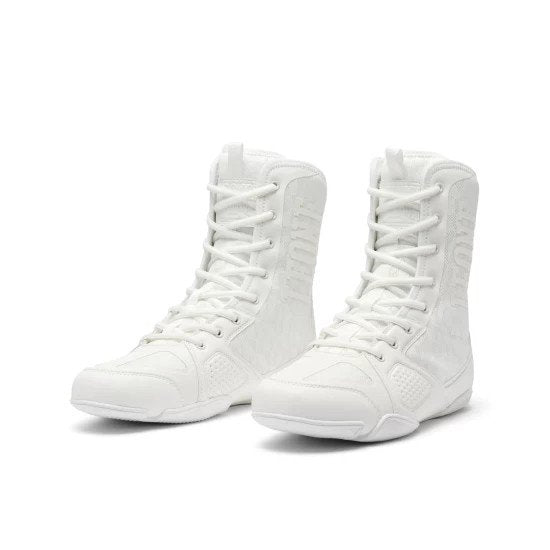 Botas de Boxeo Leone CL102 Professional Blancas