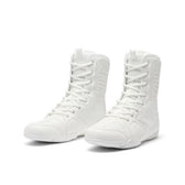 Botas de Boxeo Leone CL102 Professional Blancas