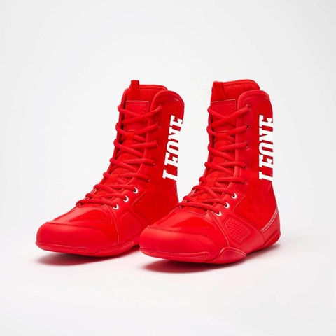 Botas de Boxeo Leone CL102 Professional Roja