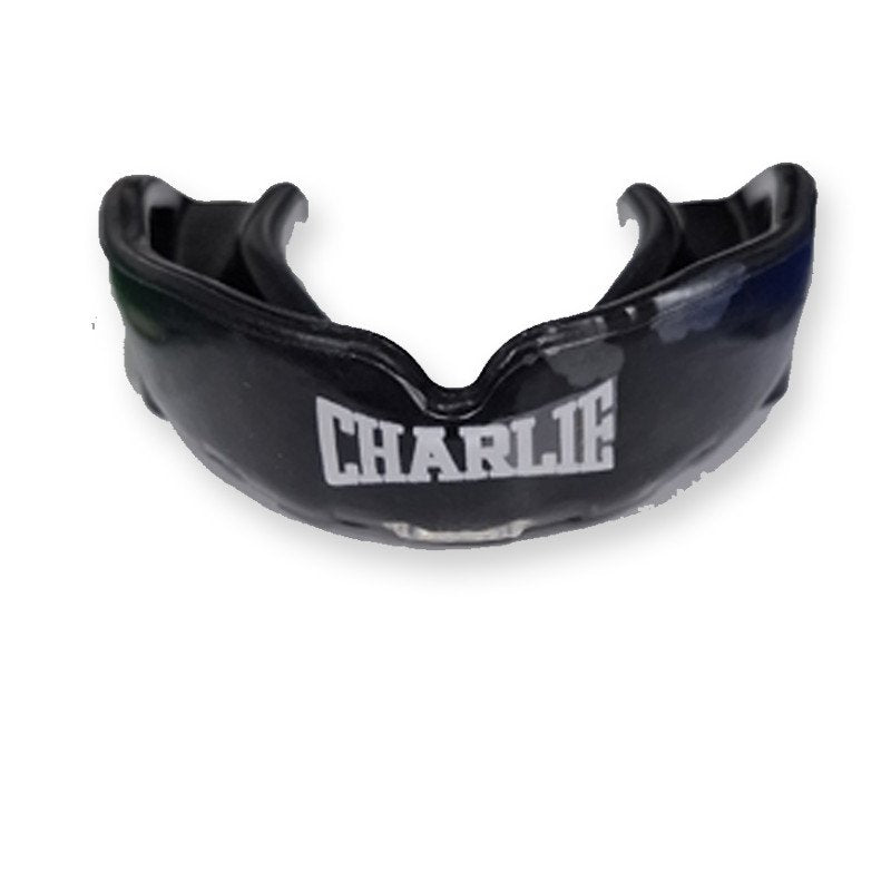 Bucal de Boxeo Charlie Logo Negro