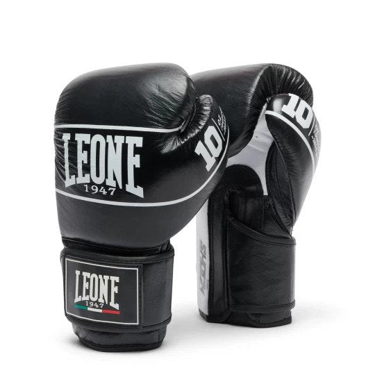 Guantes de Boxeo Leone 1947 GN057 Shock Pro Negro