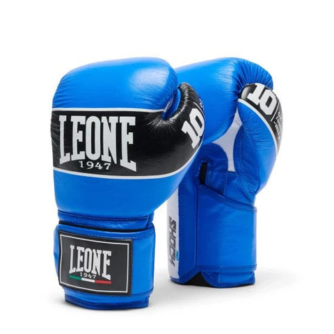 Guantes de Boxeo Leone 1947 GN057 Shock Pro Azul