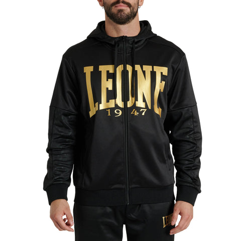 Sudadera con Capucha Leone 1947 DNA Negro ABX721