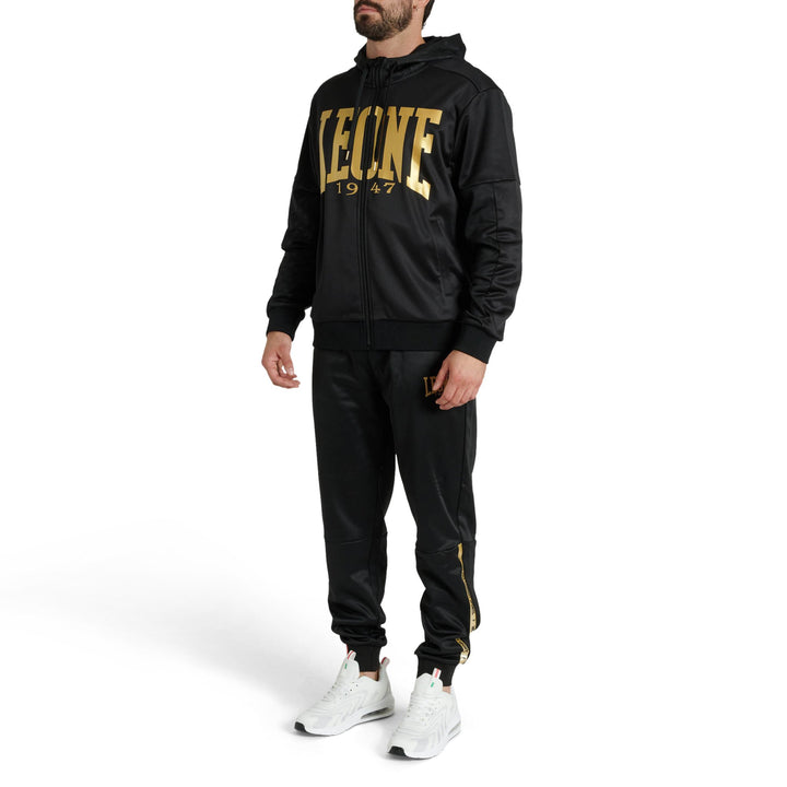 Sudadera con capucha Leone 1947 DNA negro ABX721 4