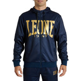 Sudadera con capucha Leone 1947 DNA azul ABX721