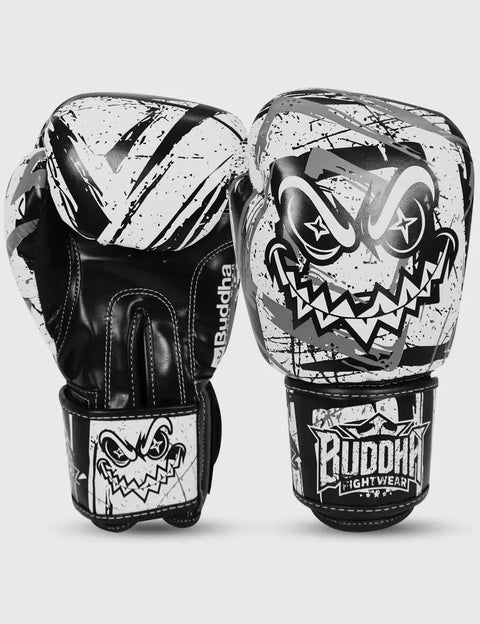 Guantes de boxeo Buddha creepy blancos