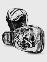 Guantes de boxeo Buddha creepy blancos