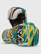 Guantes muay thai Buddha creepy verde amarillo