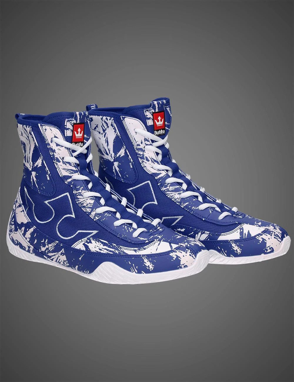Botas de boxeo Buddha vortex azules