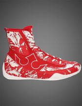 Botas de boxeo Buddha vortex rojas