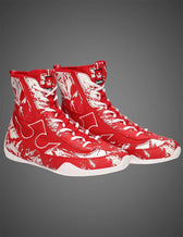 Botas de boxeo Buddha vortex rojas