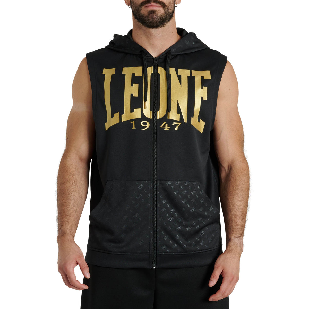 Sudadera sin mangas Leone 1947 DNA negra