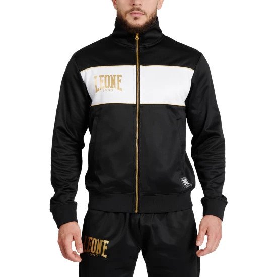 Chaqueta Leone AB314 negra blanca