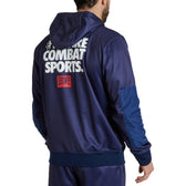 Sudadera capucha Leone 1947 Logo WACS azul