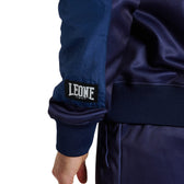 Sudadera capucha Leone 1947 Logo WACS azul