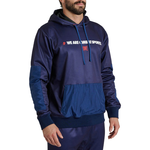 Sudadera capucha Leone 1947 Logo WACS azul