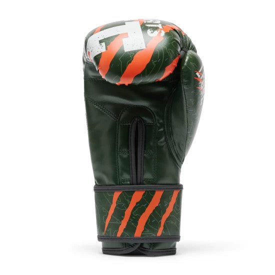 Guantes de boxeo Leone GN004 primal instinct verde 1
