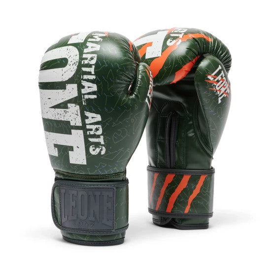 Guantes boxeo Leone 1947 GN004 Primal Instinct verdes
